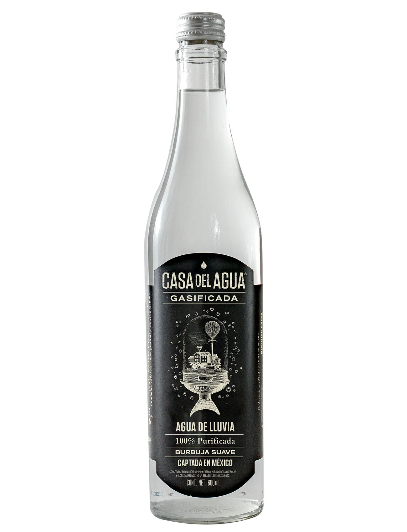 Agua Gasificada de Burbuja Suave 600 ml – Caja con 12 piezas