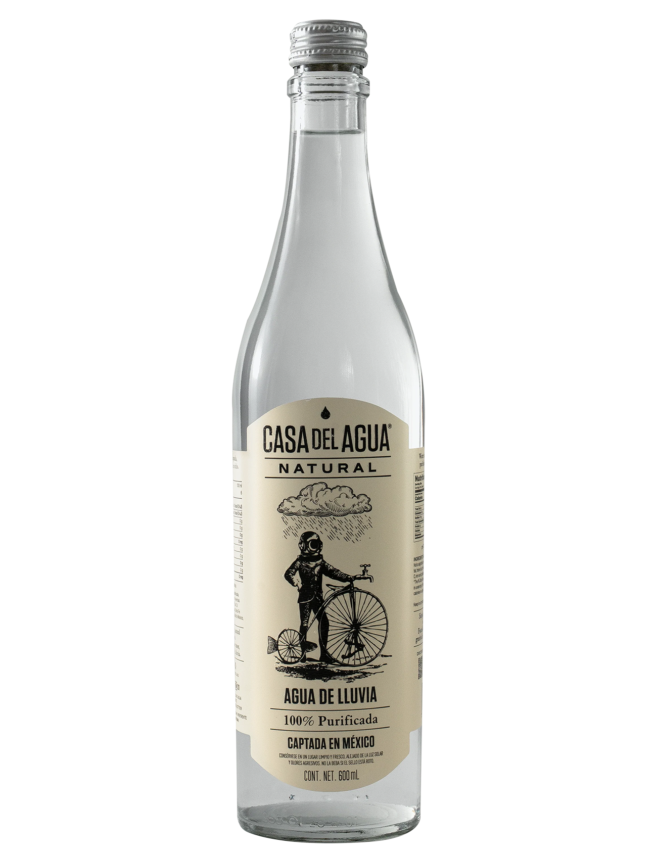 Agua Natural Alcalina 600 ml – Caja con 12 piezas